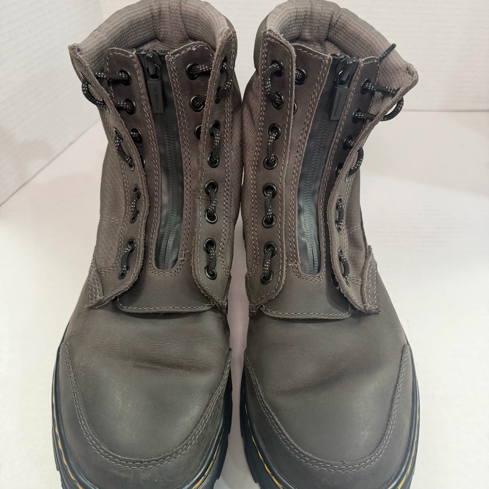Dr. Martens Combs Jungle Zip Boots, Brown/ Grey, Men’s 11, Women’s 12. - Picture 6 of 14